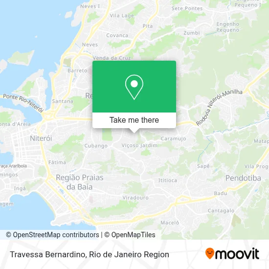 Travessa Bernardino map