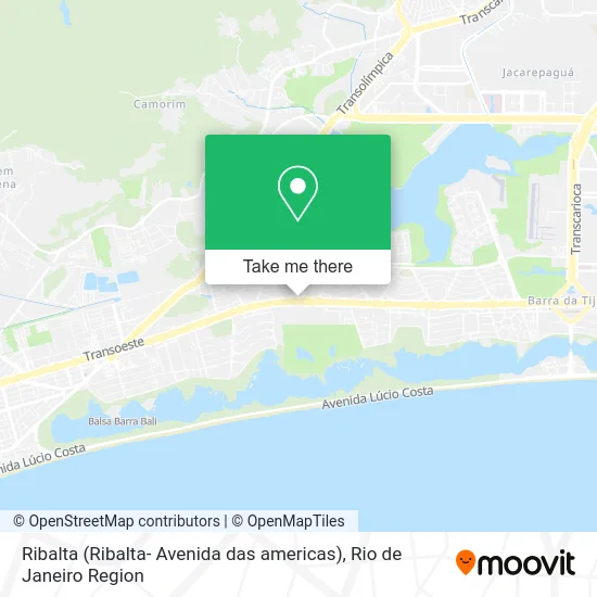 Ribalta (Ribalta- Avenida das americas) map