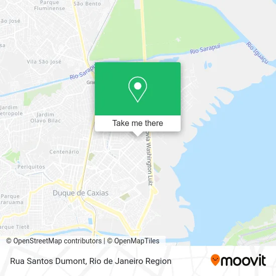 Rua Santos Dumont map