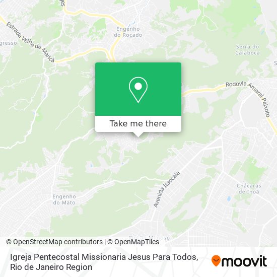 Mapa Igreja Pentecostal Missionaria Jesus Para Todos