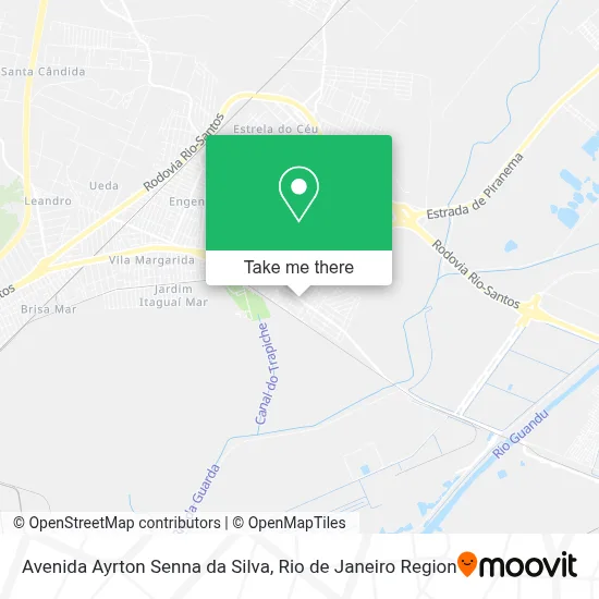 Avenida Ayrton Senna da Silva map