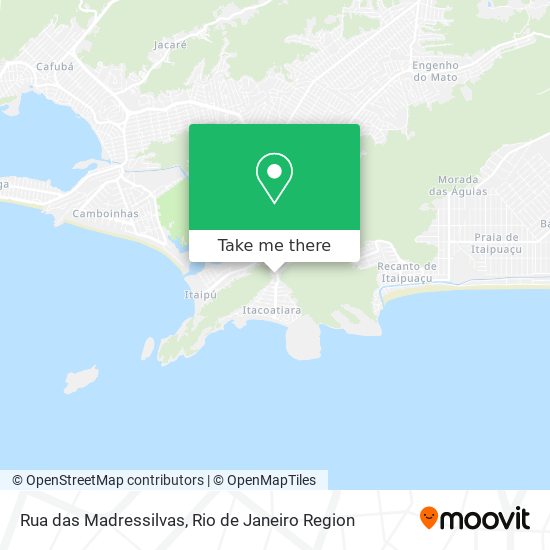 Rua das Madressilvas map