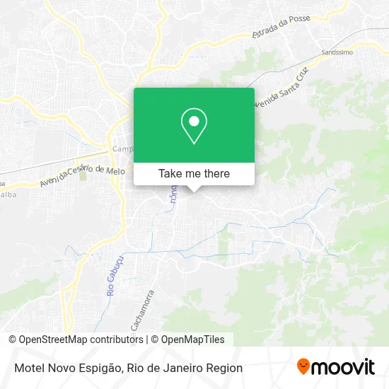 Motel Novo Espigão map