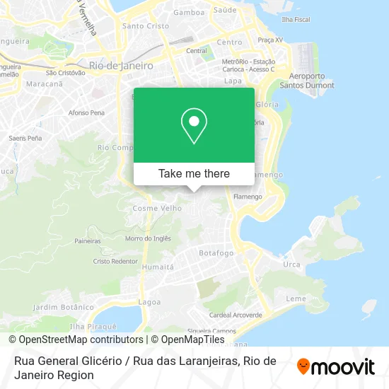 Rua General Glicério / Rua das Laranjeiras map