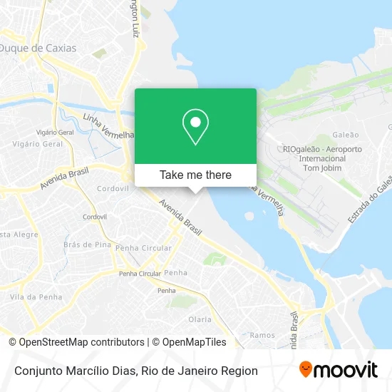 Conjunto Marcílio Dias map