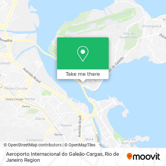 Aeroporto Internacional do Galeão-Cargas map