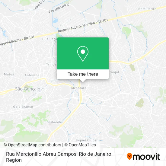 Rua Marcionílio Abreu Campos map