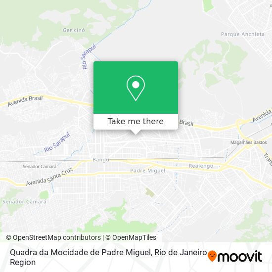 Quadra da Mocidade de Padre Miguel map