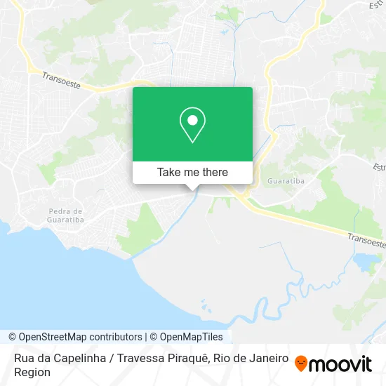 Rua da Capelinha / Travessa Piraquê map