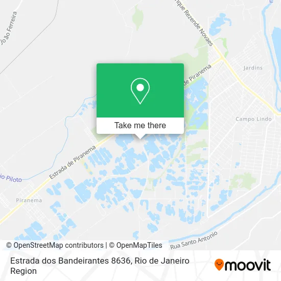 Estrada dos Bandeirantes 8636 map