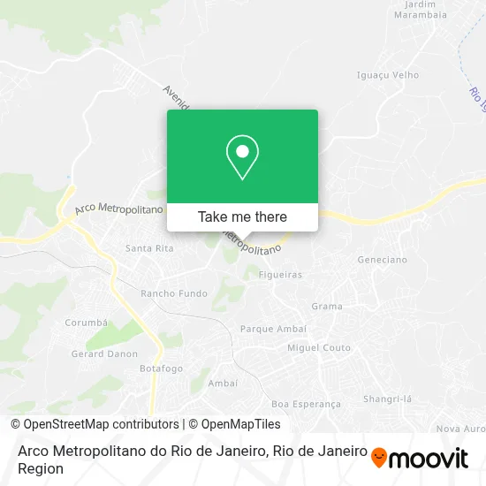 Arco Metropolitano do Rio de Janeiro map