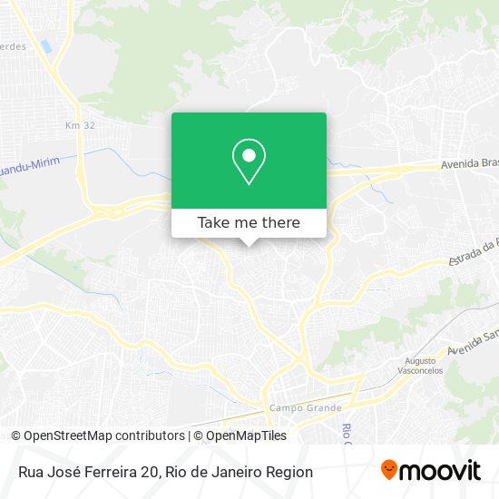 Rua José Ferreira 20 map