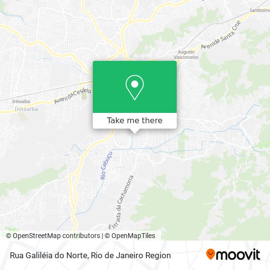 Rua Galiléia do Norte map