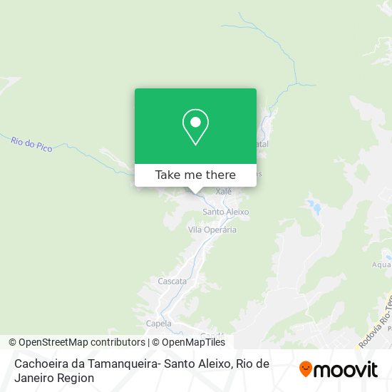 Cachoeira da Tamanqueira- Santo Aleixo map