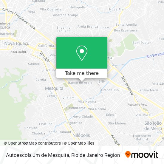 Autoescola Jm de Mesquita map