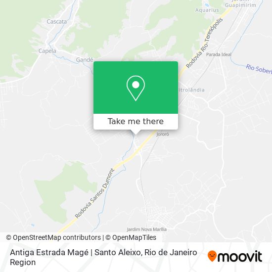 Antiga Estrada Magé | Santo Aleixo map