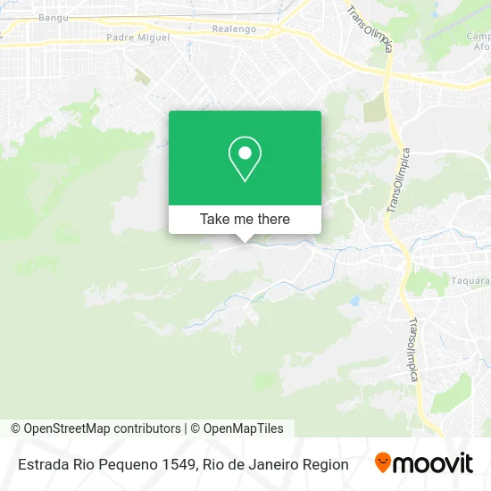 Estrada Rio Pequeno 1549 map