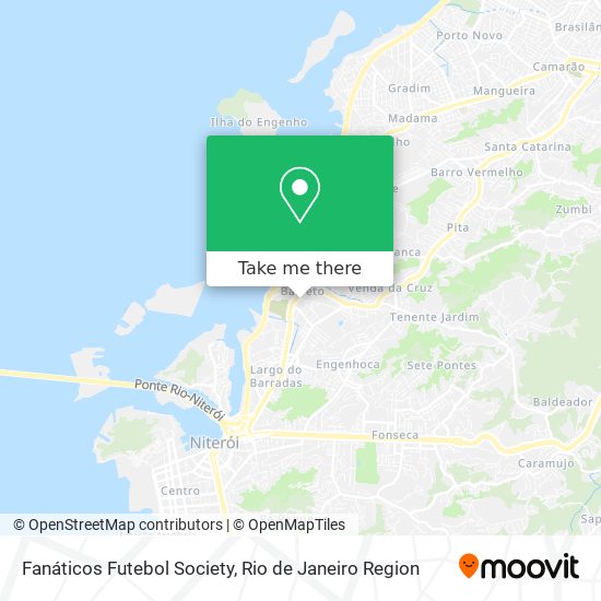 Fanáticos Futebol Society map