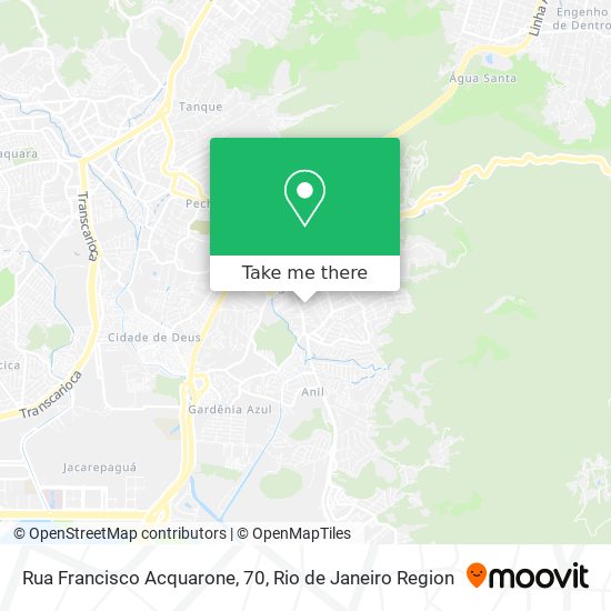 Rua Francisco Acquarone, 70 map