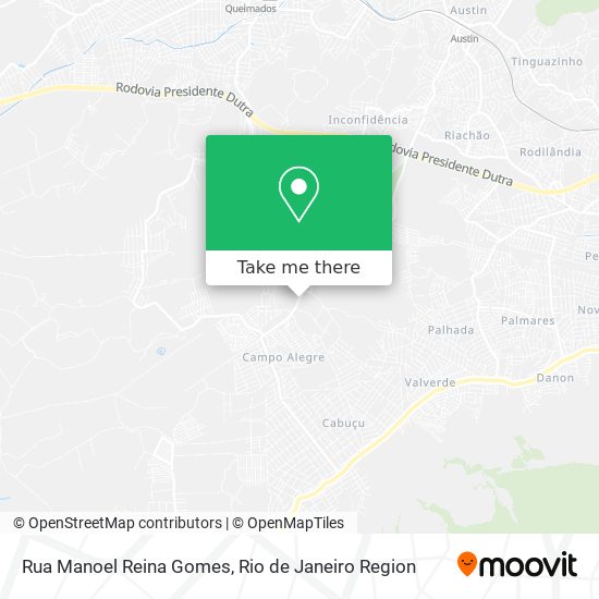 Rua Manoel Reina Gomes map