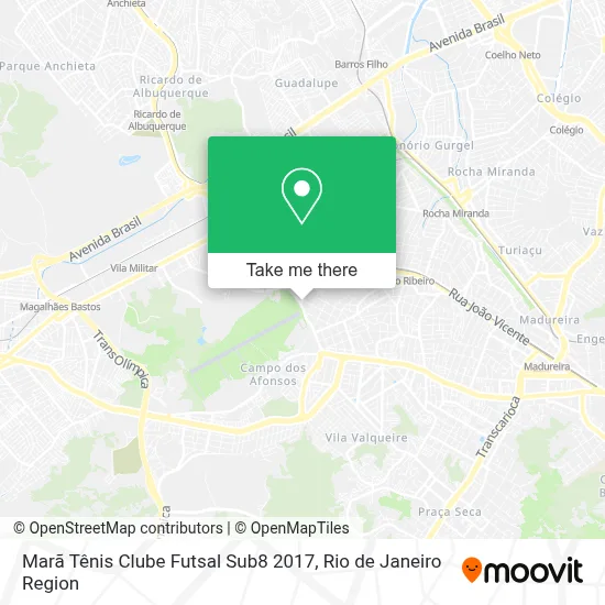 Marã Tênis Clube Futsal Sub8 2017 map