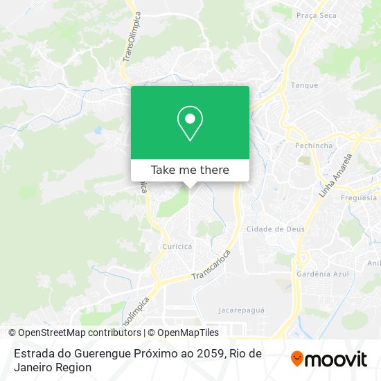 Estrada do Guerengue Próximo ao 2059 map