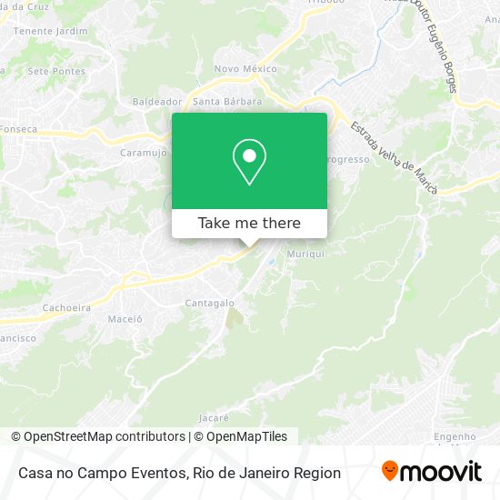 Mapa Casa no Campo Eventos