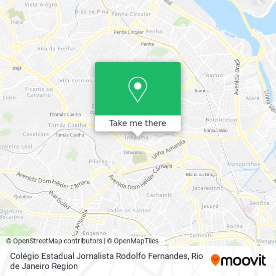 Colégio Estadual Jornalista Rodolfo Fernandes map