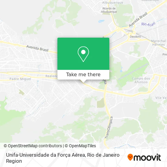 Unifa-Universidade da Força Aérea map
