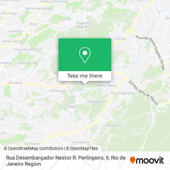 Rua Desembargador Nestor R. Perlingeiro, 9 map