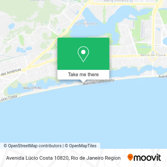 Avenida Lúcio Costa 10820 map