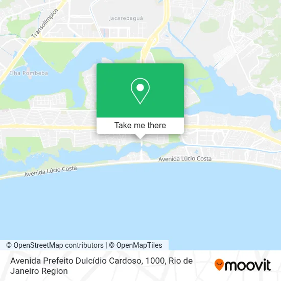 Avenida Prefeito Dulcídio Cardoso, 1000 map