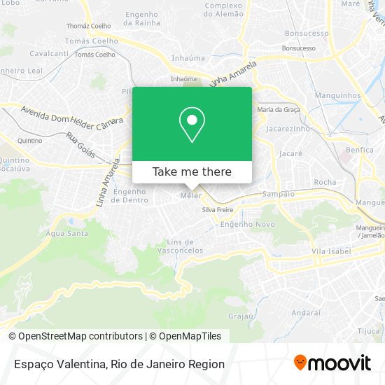 Espaço Valentina map