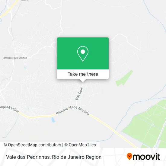 Vale das Pedrinhas map