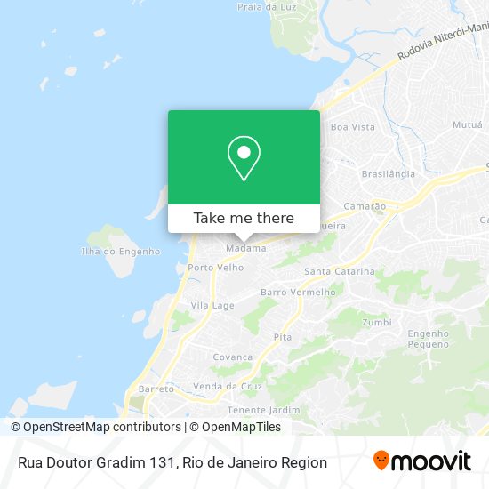 Rua Doutor Gradim 131 map