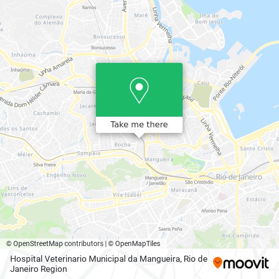 Hospital Veterinario Municipal da Mangueira map