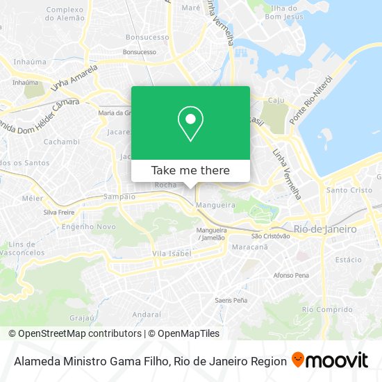 Mapa Alameda Ministro Gama Filho