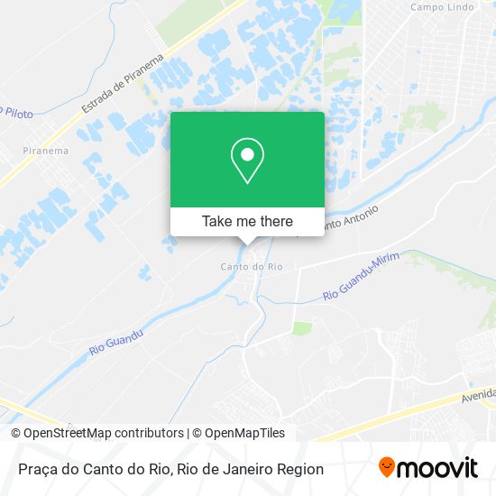 Praça do Canto do Rio map