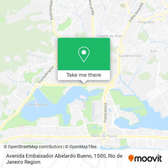 Avenida Embaixador Abelardo Bueno, 1500 map