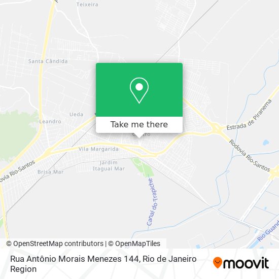 Rua Antônio Morais Menezes 144 map