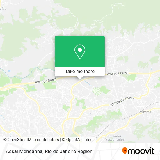 Assaí Mendanha map