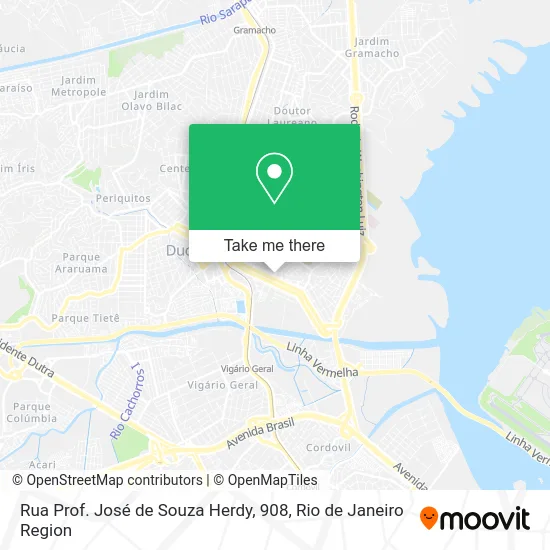 Rua Prof. José de Souza Herdy, 908 map