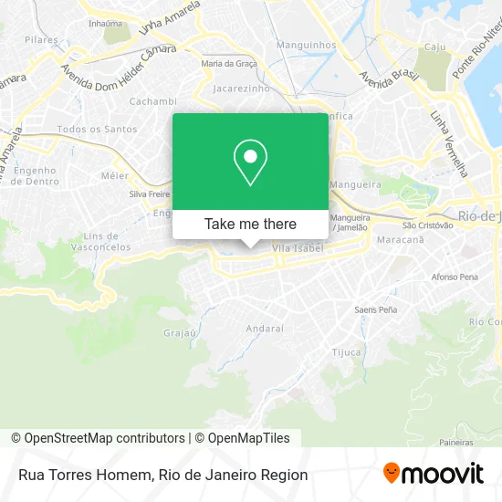 Rua Torres Homem map