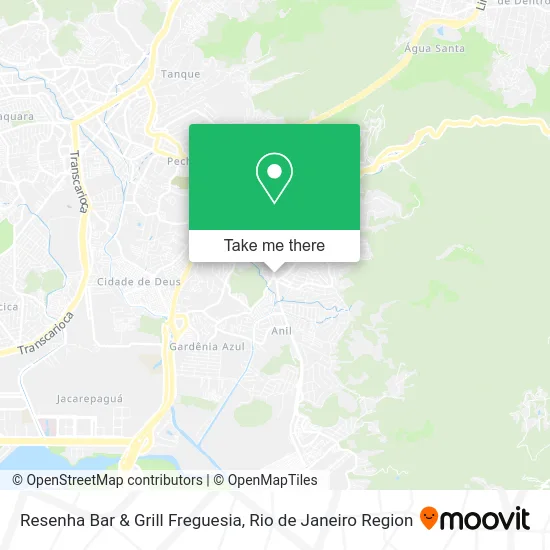 Resenha Bar & Grill Freguesia map