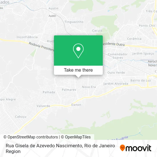 Rua Gisela de Azevedo Nascimento map