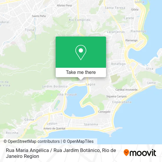 Rua Maria Angélica / Rua Jardim Botânico map