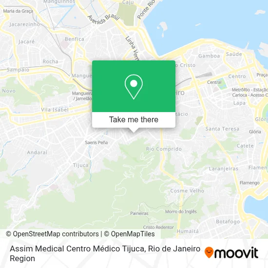 Assim Medical Centro Médico Tijuca map