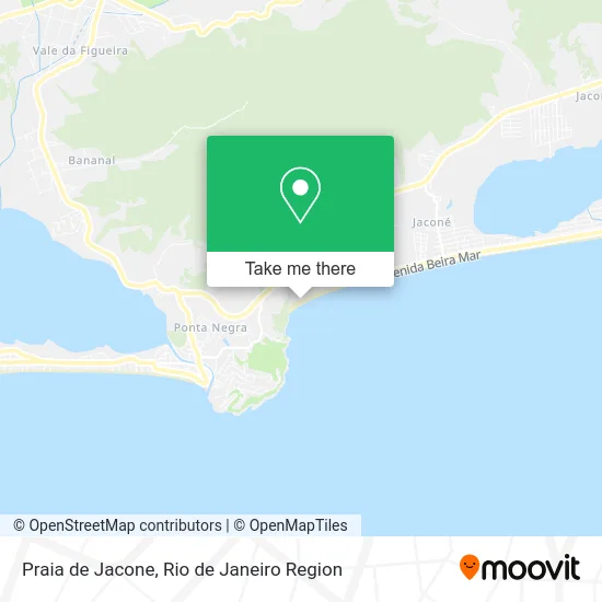Praia de Jacone map