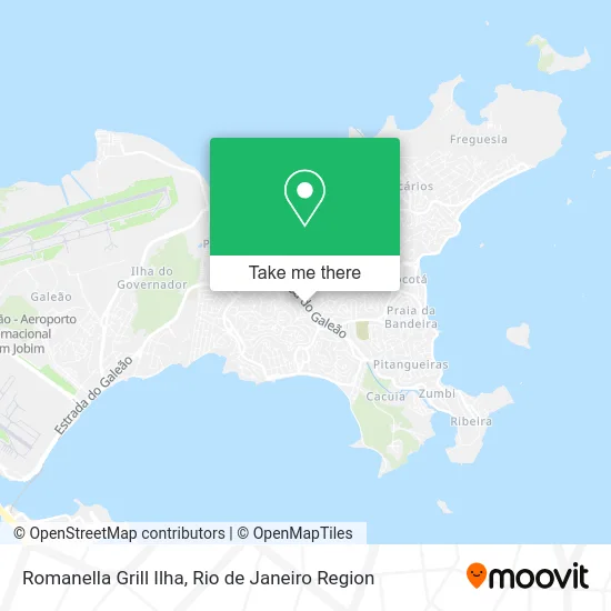 Romanella Grill Ilha map