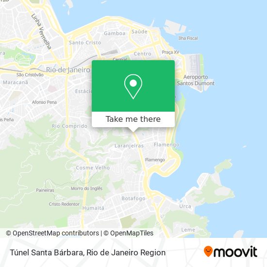 Mapa Túnel Santa Bárbara